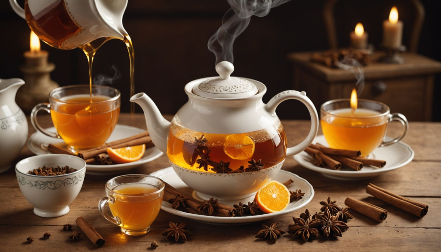 Infusion aux épices : tisanes parfumées et réconfortantes